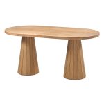 180 LİK MEŞE LİNE OVAL MASA
