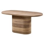 160 LIK CEVİZ UFO OVAL MASA