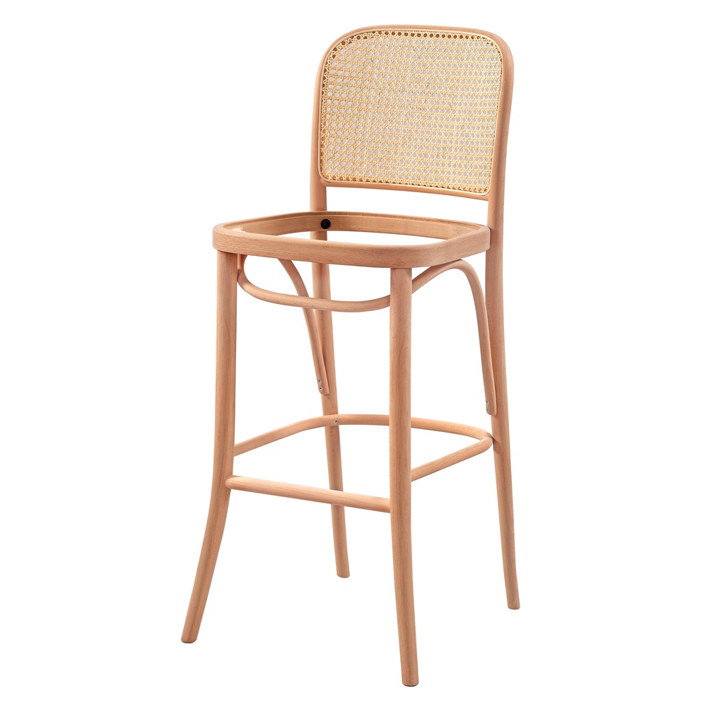 4527 HASIRLI PETEK DÖŞEMELİ BAR SANDALYESİ - Görsel 1